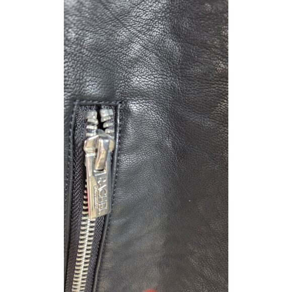 Rachel Roy Faux Leather Moto Jacket XL w/ Removable Fur Collar - Picture 13 of 16